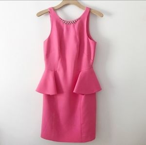 Laundry Shelli Segal Peplum Jewel Cocktail Dress 4